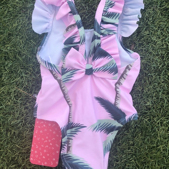 Mommy and Daddy and me matching swimsuits - Picture 3 of 4